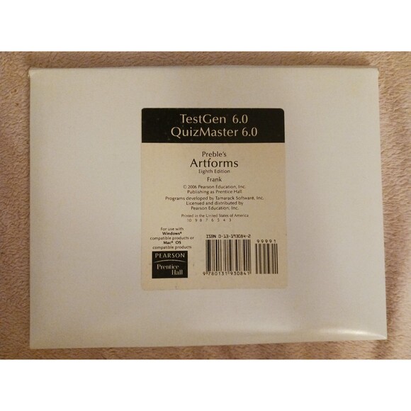 Lot 5  TestGen 5.5 QuizMaster Art Test Materials - Picture 7 of 12